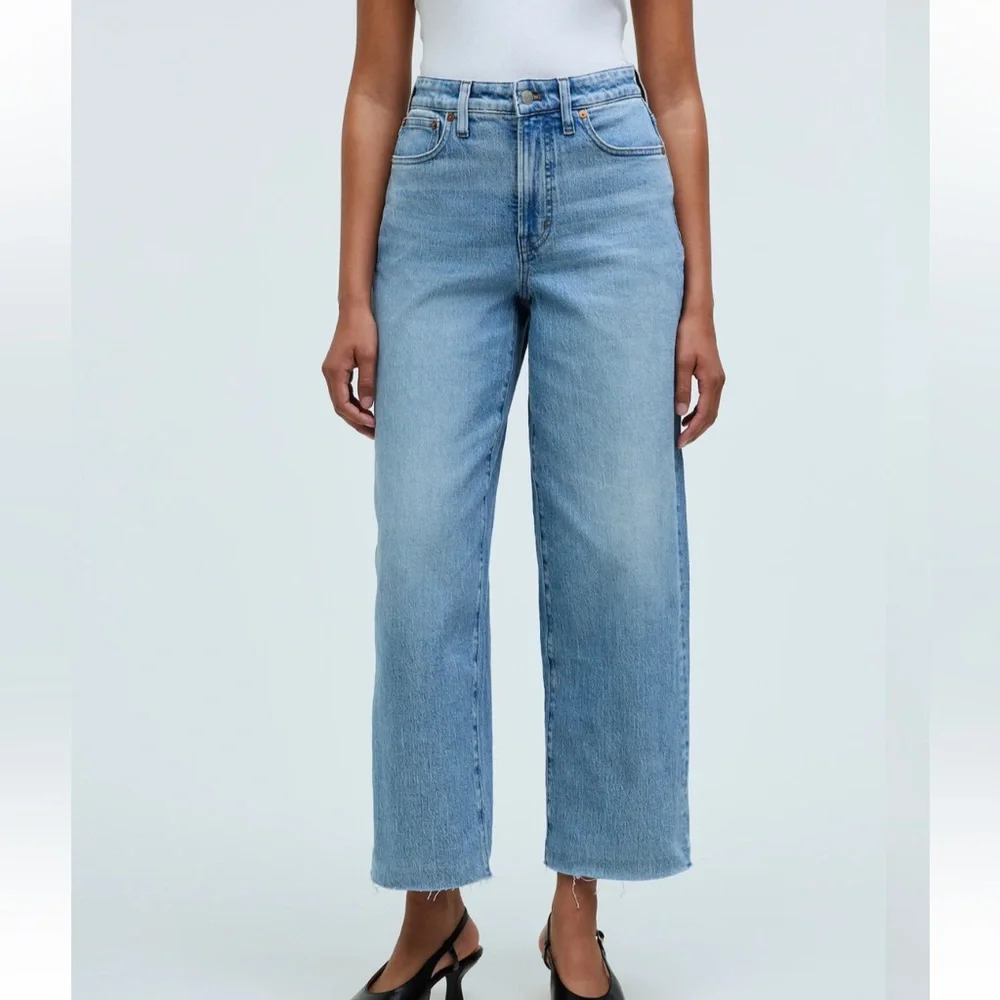 Madewell Women's Blue Flare & Wide Leg Jeans - Picture 2 of 13